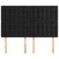 vidaXL Kopfteile 4 Stk. Schwarz 72x5x78/88 cm Samt vidaXL Kopfteile 4 Stk. Schwarz 72x5x78/88 cm Samt