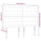 vidaXL Kopfteile 4 Stk. Schwarz 72x5x78/88 cm Samt vidaXL Kopfteile 4 Stk. Schwarz 72x5x78/88 cm Samt