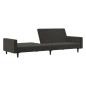 vidaXL Schlafsofa 2-Sitzer Dunkelgrau Samt vidaXL Schlafsofa 2-Sitzer Dunkelgrau Samt