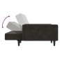 vidaXL Schlafsofa 2-Sitzer Dunkelgrau Samt vidaXL Schlafsofa 2-Sitzer Dunkelgrau Samt