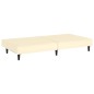 vidaXL Schlafsofa 2-Sitzer Creme Kunstleder vidaXL Schlafsofa 2-Sitzer Creme Kunstleder