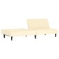 vidaXL Schlafsofa 2-Sitzer Creme Kunstleder vidaXL Schlafsofa 2-Sitzer Creme Kunstleder
