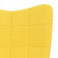 vidaXL Schaukelstuhl Senfgelb Stoff vidaXL Schaukelstuhl Senfgelb Stoff