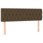 vidaXL Boxspringbett mit Matratze & LED Dunkelbraun 140x200 cm Stoff vidaXL Boxspringbett mit Matratze & LED Dunkelbraun 140x200 cm Stoff