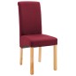 vidaXL Esszimmerstühle 2 Stk. Rot Stoff vidaXL Esszimmerstühle 2 Stk. Rot Stoff
