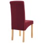 vidaXL Esszimmerstühle 2 Stk. Rot Stoff vidaXL Esszimmerstühle 2 Stk. Rot Stoff