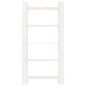 vidaXL Bücherregal/Raumteiler Weiß 80x35x160 cm Massivholz vidaXL Bücherregal/Raumteiler Weiß 80x35x160 cm Massivholz