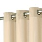 vidaXL Vorhänge mit Metallösen 2 Stk. Baumwolle 140 x 245 cm Beige vidaXL Vorhänge mit Metallösen 2 Stk. Baumwolle 140 x 245 cm Beige