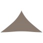 vidaXL Sonnensegel Oxford-Gewebe Dreieckig 5x7x7 m Taupe