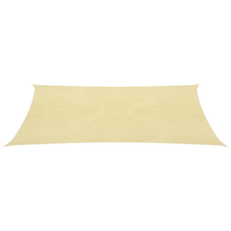 vidaXL Sonnensegel 160 g/m² Beige 2,5x4,5 m HDPE