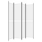 vidaXL 4-tlg. Paravent Weiß 200x220 cm Stoff vidaXL 4-tlg. Paravent Weiß 200x220 cm Stoff