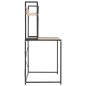 vidaXL Computertisch Schwarz und Eiche 120x60x138 cm vidaXL Computertisch Schwarz und Eiche 120x60x138 cm