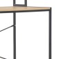 vidaXL Computertisch Schwarz und Eiche 120x60x138 cm vidaXL Computertisch Schwarz und Eiche 120x60x138 cm
