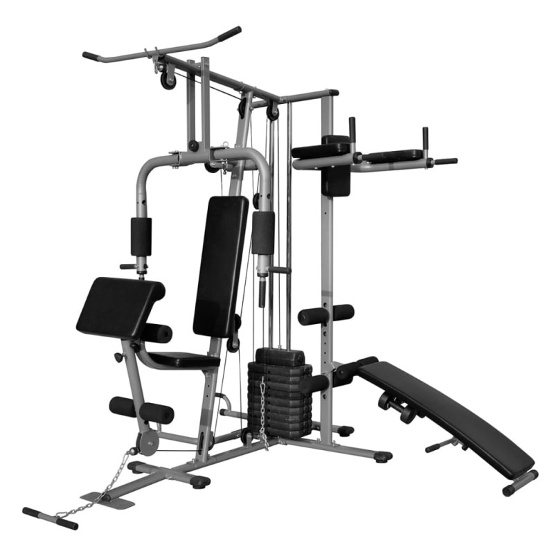Multifunktions-Trainingsstation Kraftturm für zu Hause 65 kg Multifunktions-Trainingsstation Kraftturm für zu Hause 65 kg