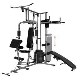 Multifunktions-Trainingsstation Kraftturm für zu Hause 65 kg 