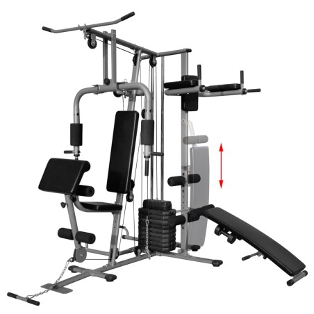 Multifunktions-Trainingsstation Kraftturm für zu Hause 65 kg 