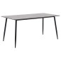 vidaXL Esstisch Grau 140x70x75 cm MDF vidaXL Esstisch Grau 140x70x75 cm MDF