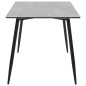 vidaXL Esstisch Grau 140x70x75 cm MDF vidaXL Esstisch Grau 140x70x75 cm MDF