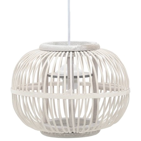 vidaXL Pendelleuchte Weiß Weide 40W 30×22 cm Globus E27