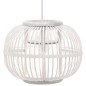 vidaXL Pendelleuchte Weiß Weide 40W 30×22 cm Globus E27 vidaXL Pendelleuchte Weiß Weide 40W 30×22 cm Globus E27