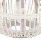 vidaXL Pendelleuchte Weiß Weide 40W 30×22 cm Globus E27 vidaXL Pendelleuchte Weiß Weide 40W 30×22 cm Globus E27
