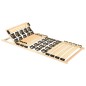 vidaXL Lattenrost mit 38 Latten Verstellbares Kopfteil 90x200 cm vidaXL Lattenrost mit 38 Latten Verstellbares Kopfteil 90x200 cm