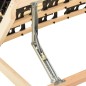 vidaXL Lattenrost mit 38 Latten Verstellbares Kopfteil 90x200 cm vidaXL Lattenrost mit 38 Latten Verstellbares Kopfteil 90x200 cm