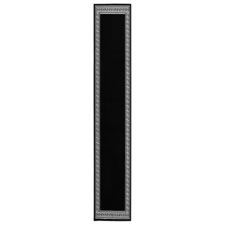 vidaXL Teppichläufer BCF Schwarz mit Motiv 60x500 cm