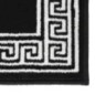 vidaXL Teppichläufer BCF Schwarz mit Motiv 60x500 cm vidaXL Teppichläufer BCF Schwarz mit Motiv 60x500 cm