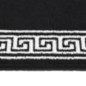 vidaXL Teppichläufer BCF Schwarz mit Motiv 60x500 cm vidaXL Teppichläufer BCF Schwarz mit Motiv 60x500 cm