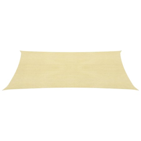 vidaXL Sonnensegel 160 g/m² Beige 3,5x4,5 m HDPE  