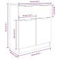 vidaXL 3-tlg. Sideboard-Set Betongrau Holzwerkstoff vidaXL 3-tlg. Sideboard-Set Betongrau Holzwerkstoff