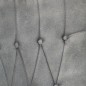 vidaXL Ohrensessel Grau Canvas-Material vidaXL Ohrensessel Grau Canvas-Material