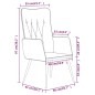 vidaXL Ohrensessel Grau Canvas-Material vidaXL Ohrensessel Grau Canvas-Material