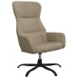 vidaXL Relaxsessel Hellgrau Wildleder-Optik vidaXL Relaxsessel Hellgrau Wildleder-Optik