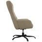 vidaXL Relaxsessel Hellgrau Wildleder-Optik vidaXL Relaxsessel Hellgrau Wildleder-Optik