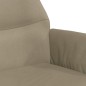 vidaXL Relaxsessel Hellgrau Wildleder-Optik vidaXL Relaxsessel Hellgrau Wildleder-Optik