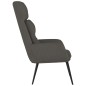 vidaXL Relaxsessel Dunkelgrau Wildleder-Optik vidaXL Relaxsessel Dunkelgrau Wildleder-Optik