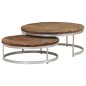 vidaXL Couchtisch-Set 2-tlg. Altholz und Stahl vidaXL Couchtisch-Set 2-tlg. Altholz und Stahl