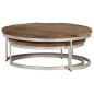 vidaXL Couchtisch-Set 2-tlg. Altholz und Stahl vidaXL Couchtisch-Set 2-tlg. Altholz und Stahl