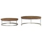 vidaXL Couchtisch-Set 2-tlg. Altholz und Stahl vidaXL Couchtisch-Set 2-tlg. Altholz und Stahl