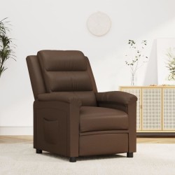 vidaXL Relaxsessel Braun Kunstleder
