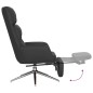vidaXL Relaxsessel mit Fußstütze Schwarz Echtleder & Kunstleder vidaXL Relaxsessel mit Fußstütze Schwarz Echtleder & Kunstleder