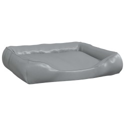 vidaXL Hundebett Hellgrau 120x100x27 cm Kunstleder