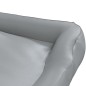 vidaXL Hundebett Hellgrau 120x100x27 cm Kunstleder vidaXL Hundebett Hellgrau 120x100x27 cm Kunstleder