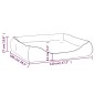 vidaXL Hundebett Hellgrau 120x100x27 cm Kunstleder vidaXL Hundebett Hellgrau 120x100x27 cm Kunstleder