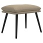 vidaXL Fußhocker Hellgrau 45x30x35 cm Mikrofasergewebe vidaXL Fußhocker Hellgrau 45x30x35 cm Mikrofasergewebe