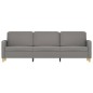 vidaXL 3-Sitzer-Sofa Dunkelgrau 210 cm Stoff vidaXL 3-Sitzer-Sofa Dunkelgrau 210 cm Stoff