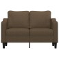 vidaXL 2-Sitzer-Sofa Braun 120 cm Stoff vidaXL 2-Sitzer-Sofa Braun 120 cm Stoff
