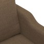vidaXL 2-Sitzer-Sofa Braun 120 cm Stoff vidaXL 2-Sitzer-Sofa Braun 120 cm Stoff